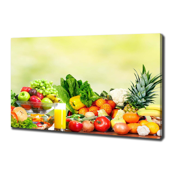 Foto quadro su tela Verdura e frutta