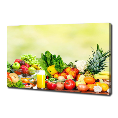 Foto quadro su tela Verdura e frutta