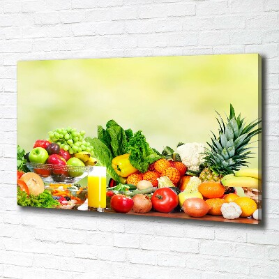 Foto quadro su tela Verdura e frutta