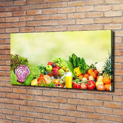 Foto quadro su tela Verdura e frutta
