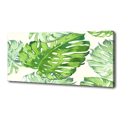 Quadro su tela Foglie tropicali