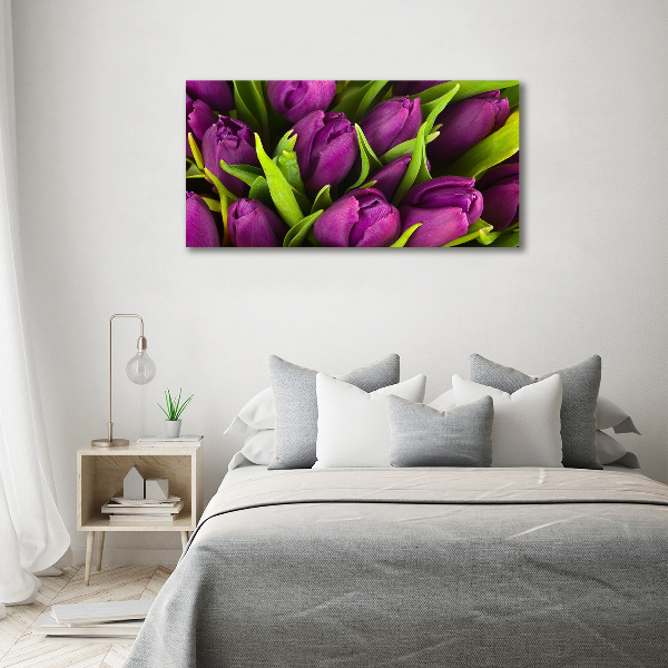 Foto quadro su tela Tulipani viola
