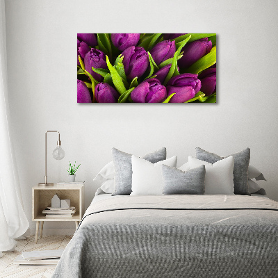 Foto quadro su tela Tulipani viola
