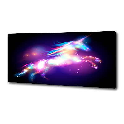 Quadro stampa su tela Unicorno