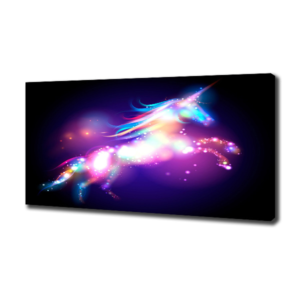 Quadro stampa su tela Unicorno