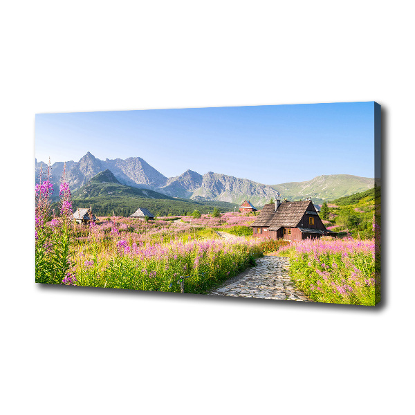 Foto quadro su tela Rifugi di montagna