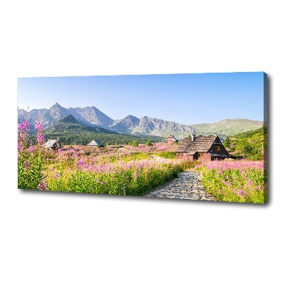 Foto quadro su tela Rifugi di montagna