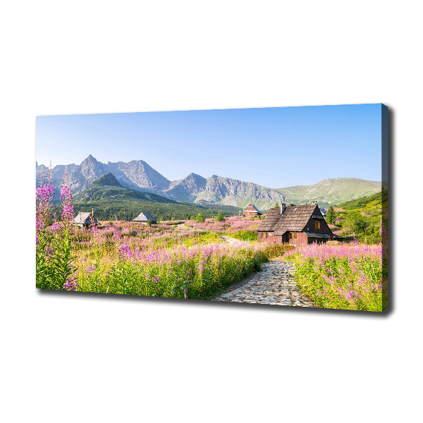 Foto quadro su tela Rifugi di montagna