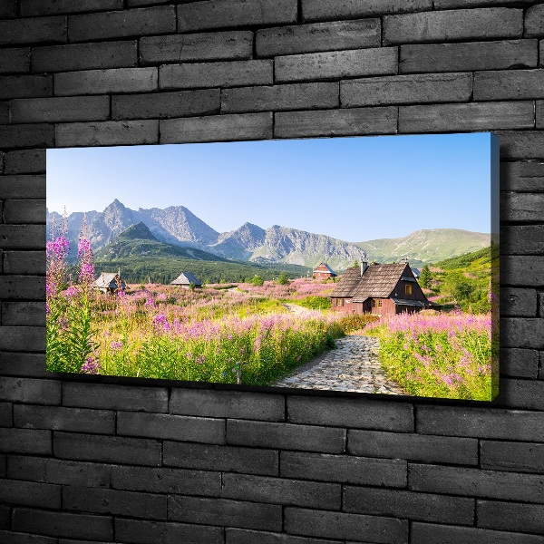 Foto quadro su tela Rifugi di montagna