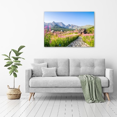 Foto quadro su tela Rifugi di montagna