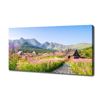 Foto quadro su tela Rifugi di montagna