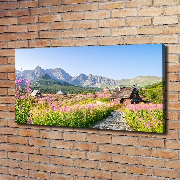 Foto quadro su tela Rifugi di montagna