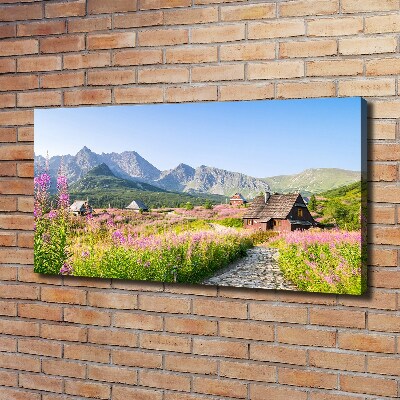 Foto quadro su tela Rifugi di montagna