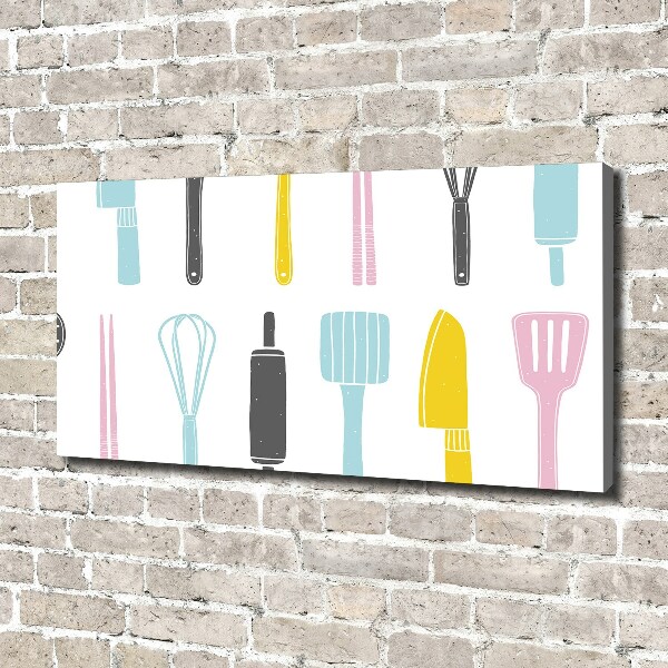 Quadro stampa su tela Utensili da cucina