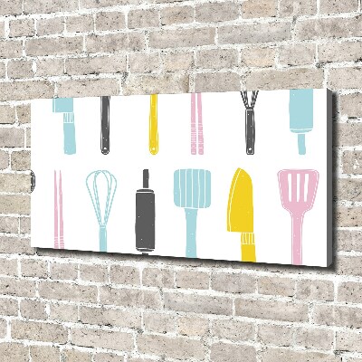 Quadro stampa su tela Utensili da cucina