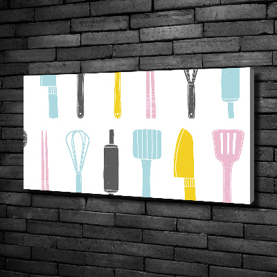 Quadro stampa su tela Utensili da cucina