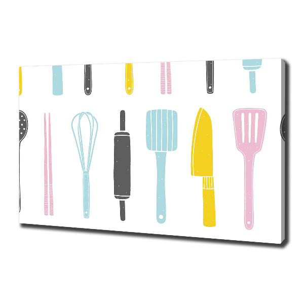 Quadro stampa su tela Utensili da cucina