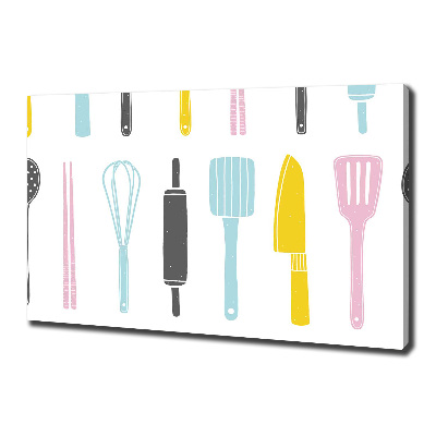 Quadro stampa su tela Utensili da cucina