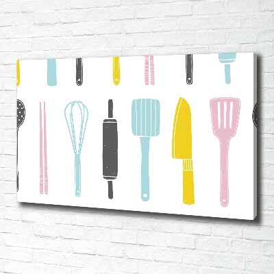 Quadro stampa su tela Utensili da cucina