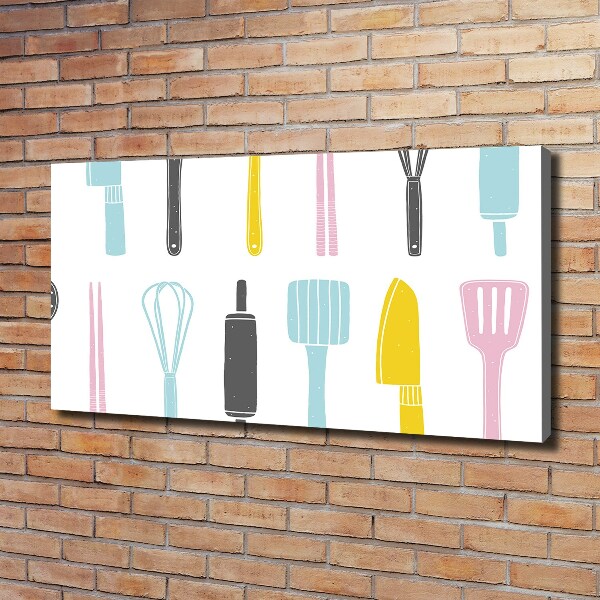 Quadro stampa su tela Utensili da cucina