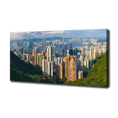 Foto quadro su tela Panorama di Hong Kong
