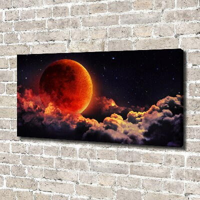 Foto quadro su tela Eclissi lunare