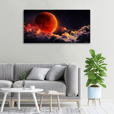 Foto quadro su tela Eclissi lunare