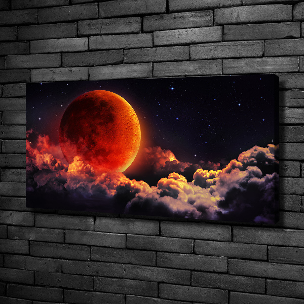 Foto quadro su tela Eclissi lunare
