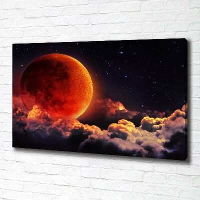 Foto quadro su tela Eclissi lunare