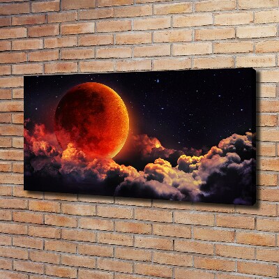 Foto quadro su tela Eclissi lunare