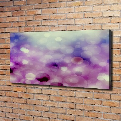 Quadro stampa su tela Ruote viola