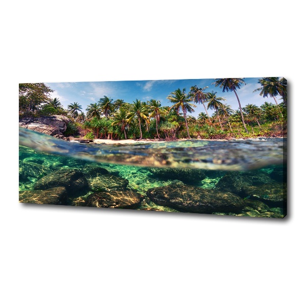 Foto quadro su tela Spiaggia tropicale