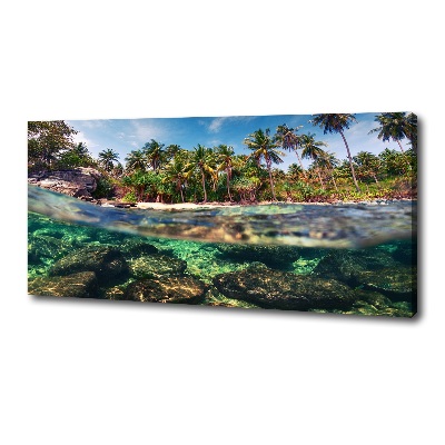 Foto quadro su tela Spiaggia tropicale
