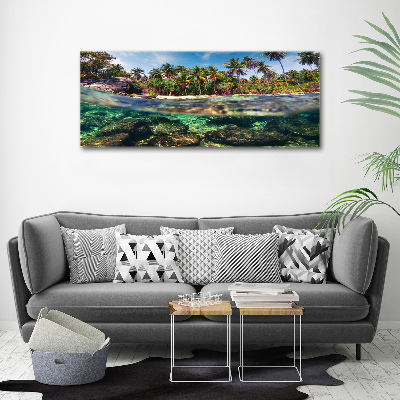 Foto quadro su tela Spiaggia tropicale