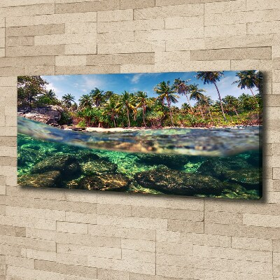 Foto quadro su tela Spiaggia tropicale