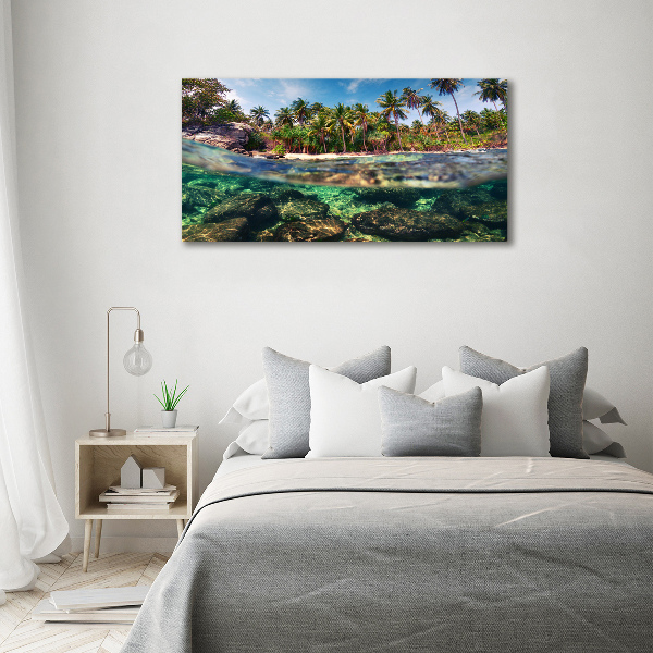 Foto quadro su tela Spiaggia tropicale