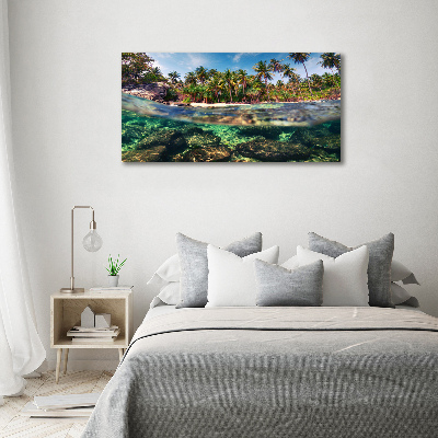 Foto quadro su tela Spiaggia tropicale