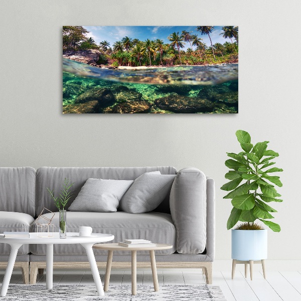 Foto quadro su tela Spiaggia tropicale
