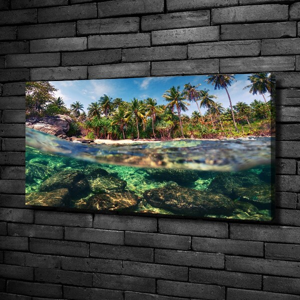 Foto quadro su tela Spiaggia tropicale
