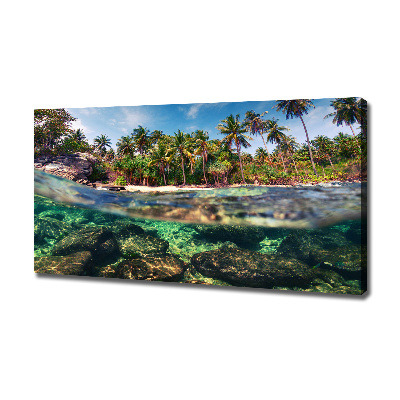 Foto quadro su tela Spiaggia tropicale