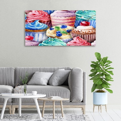 Quadro su tela Cupcake colorati