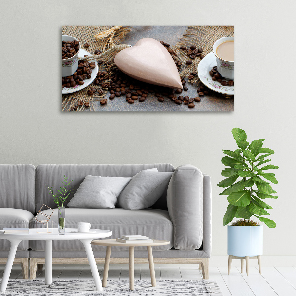 Foto quadro su tela Caffè con latte