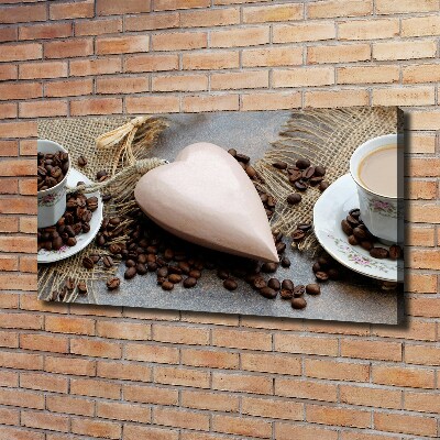 Foto quadro su tela Caffè con latte