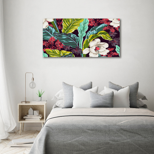 Quadro su tela Fiori tropicali