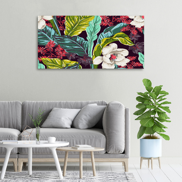 Quadro su tela Fiori tropicali