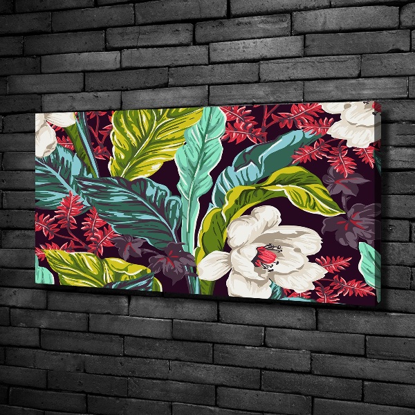 Quadro su tela Fiori tropicali