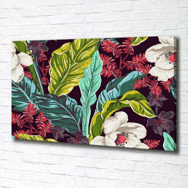 Quadro su tela Fiori tropicali
