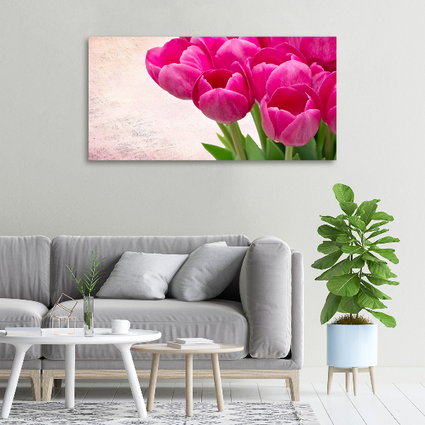 Quadro stampa su tela Giardino rosa