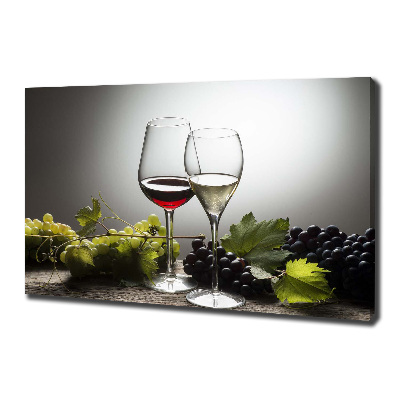 Foto quadro su tela Vino e uva