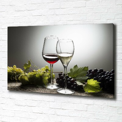 Foto quadro su tela Vino e uva